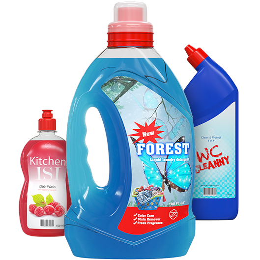 洗發(fā)水灌裝機生產(chǎn)的日化用品